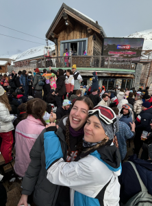 Laura et moi à La Folie Douce