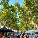 Un marché en centre-ville