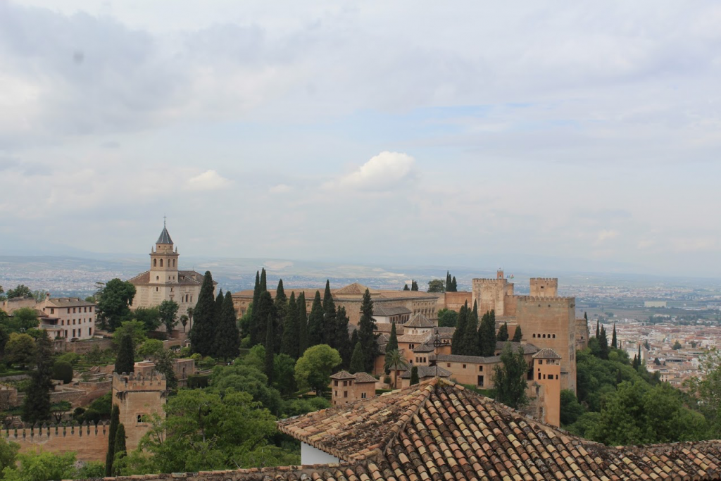 View of the Alhambra from the Generalife