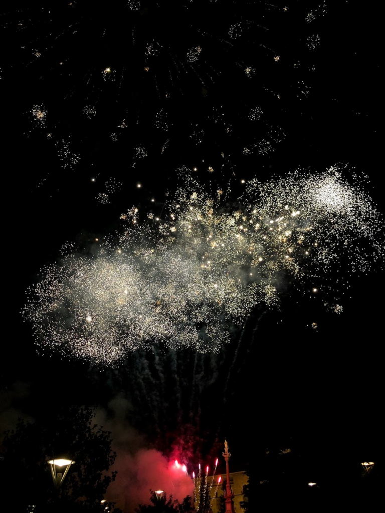 Fireworks to end the festival