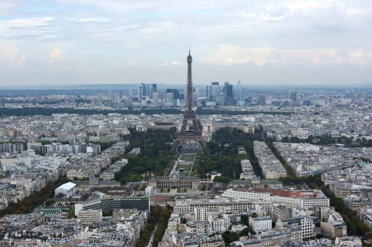 eiffel-tower-Language-france-effifel a view of paris from a sky building