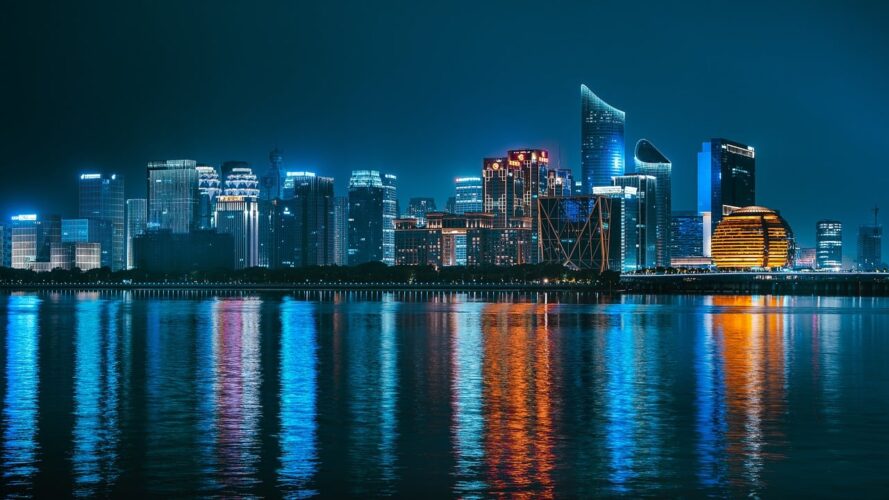 hangzhouChina-language-nightview