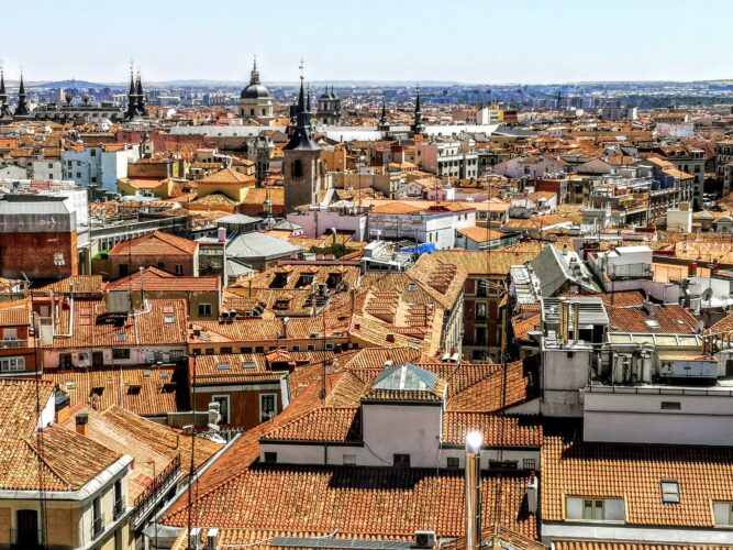 Madrid-language-study-spanish- rooftops of spain