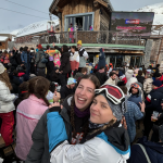 Laura et moi à La Folie Douce